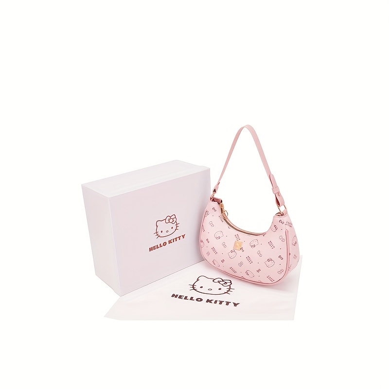 

Sanrio Cute Kt Cat Simple Shoulder Bag - Handbag, A And Fashionable Crossbody Bag Suitable For Daily Use