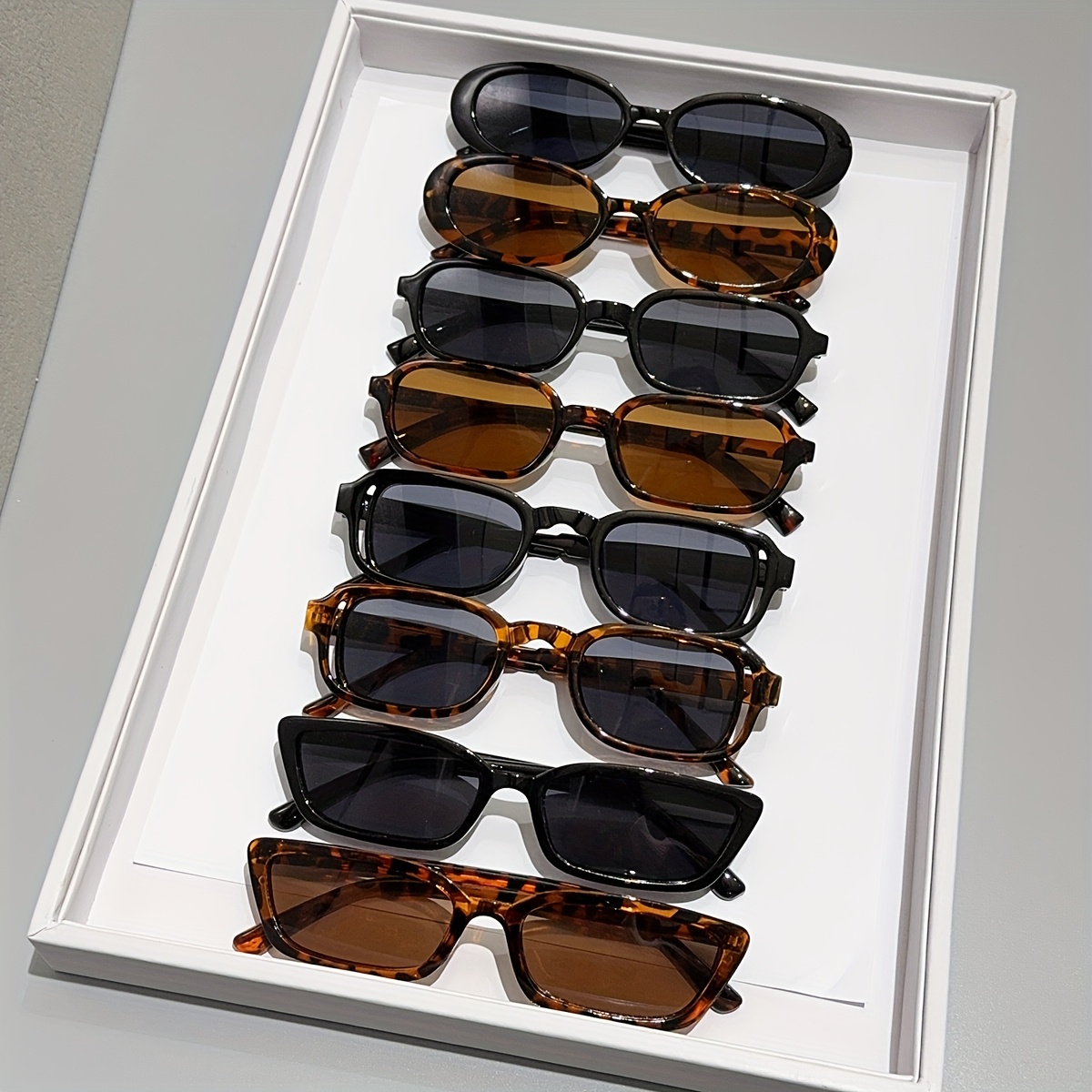 Mixed Women\'s Sunglasses Set - Black, Brown & Tortoiseshell Styles sunglass for women set - TikTok Shop main image 3