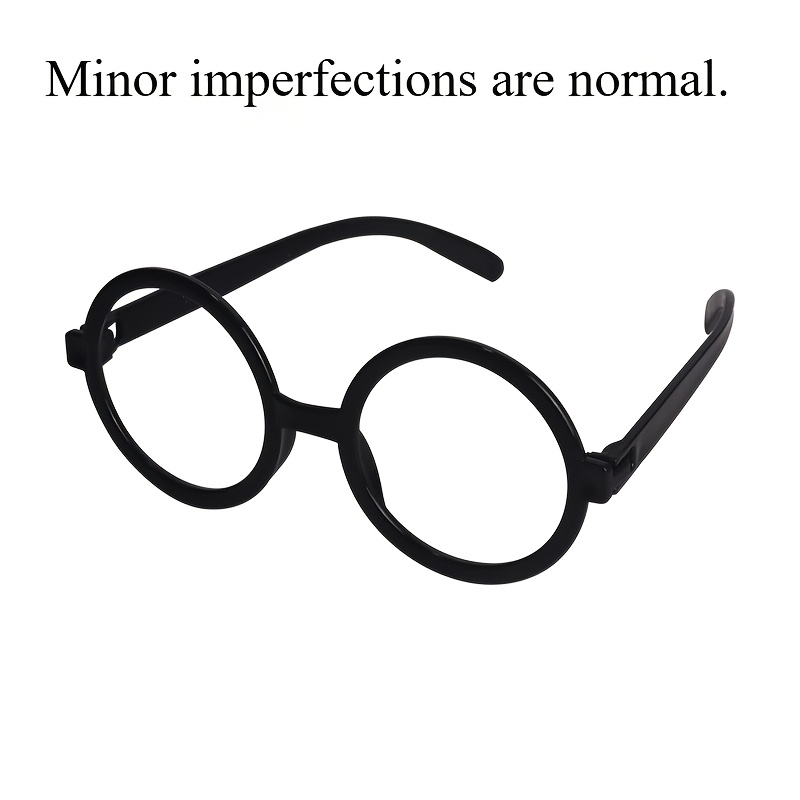 TEMU Warner . Wb Personalized Classic Harry Potter Round Glasses Frame, Gift Halloween Party Dress-up Glasses. A As A Gift Birthday Gift Christmas