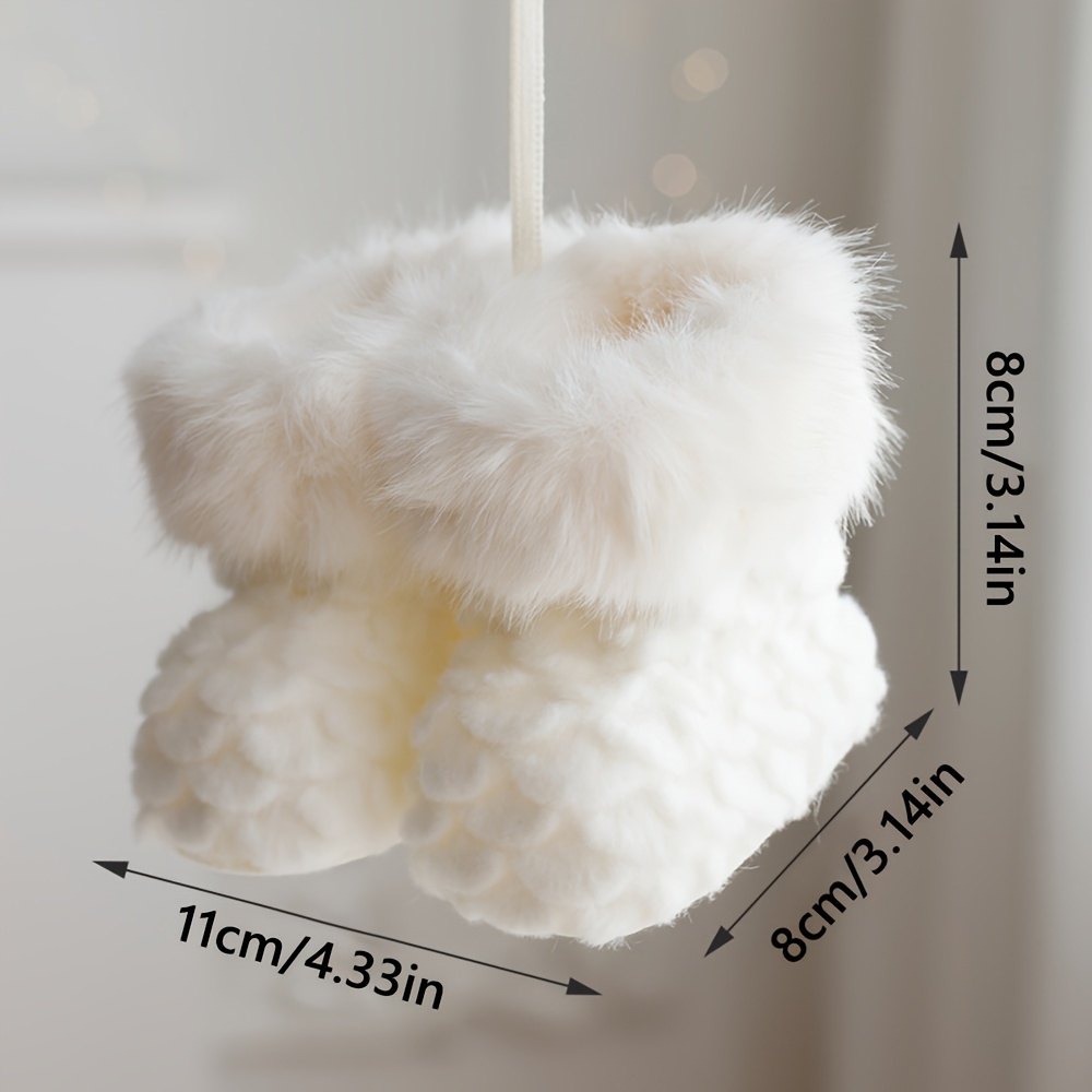 Classic Christmas Boot Ornament - Fabric Hanging Decoration For Tree & Home, Gift