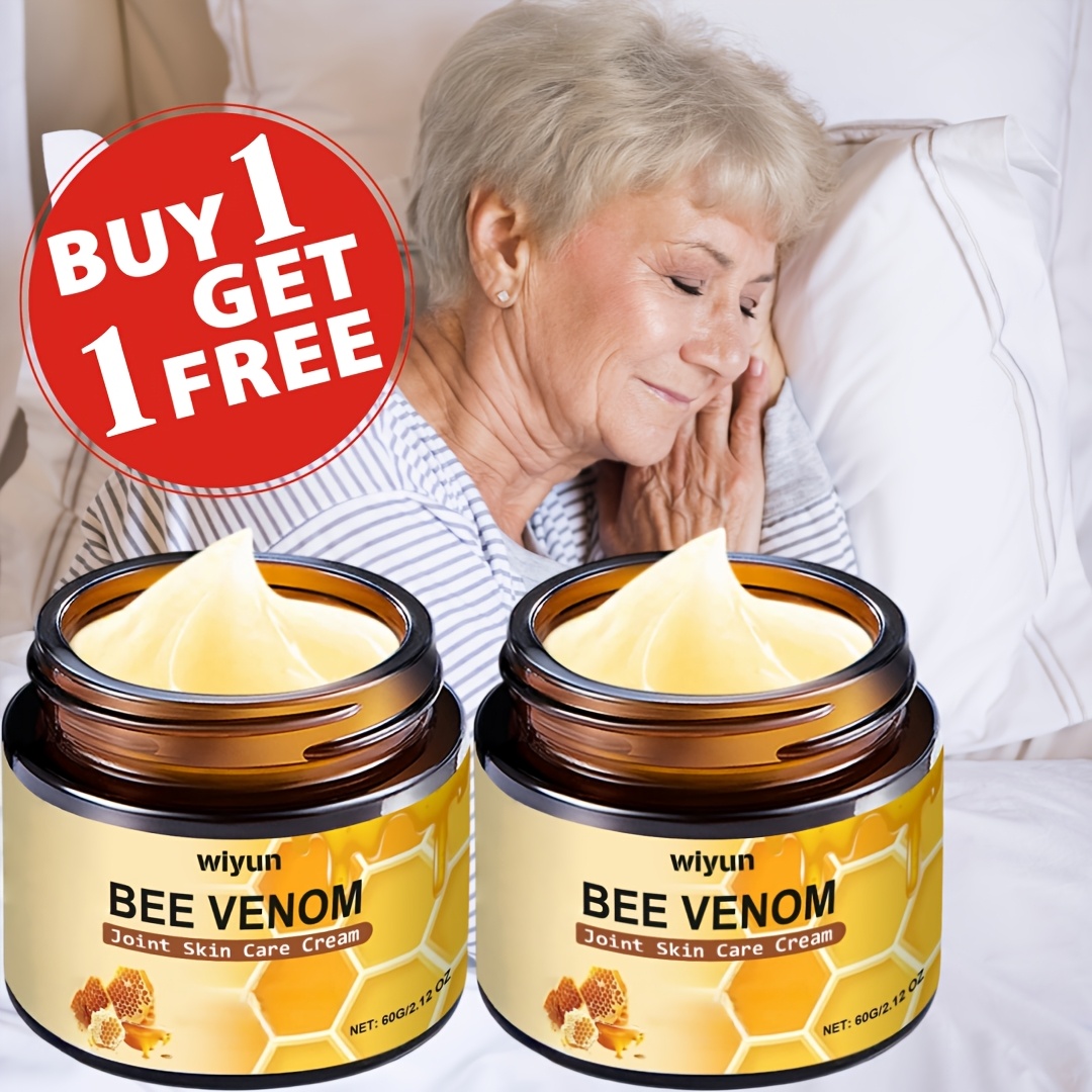 2- [Bee Venom Cream] Bee Venom Joint And Skin Care Cream, Containing Natural Bee Venom Formula, Premium Joint And Skin Care Cream | Gentle And