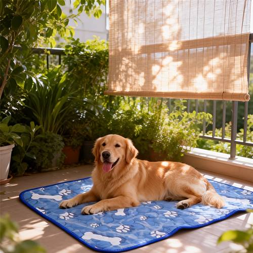 thickened large dog ice cooling mat for pets