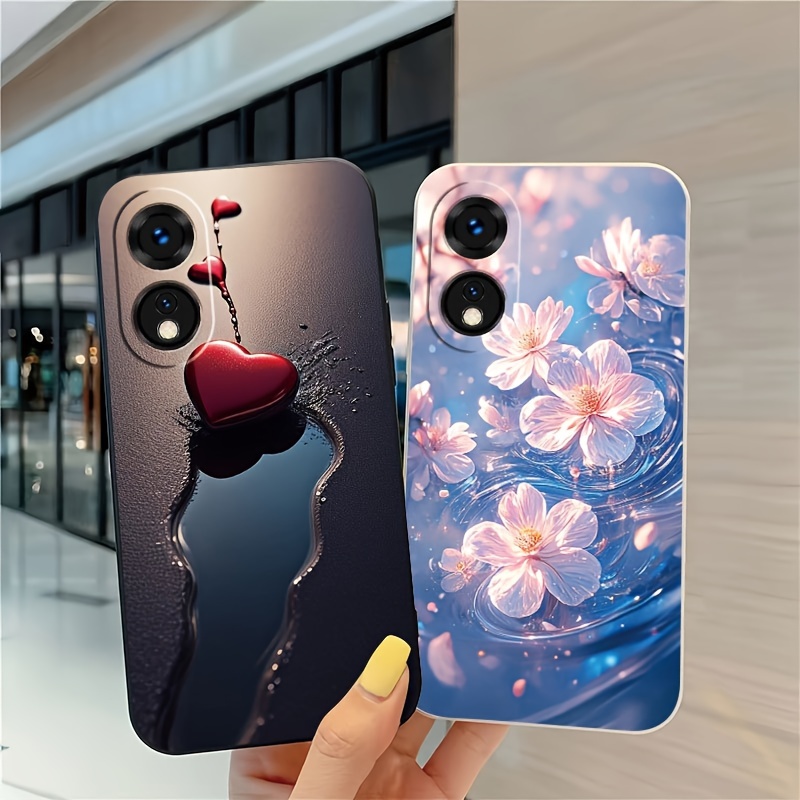 

Oppo Compatible Tpu Phone Case - High-quality Creative Couple Design - Protective Slim Cover For Various Oppo Models - Durable & Stylish - Y0109