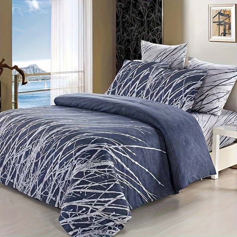 TEMU Duvet//quilt Cover Set - Au Size - Double/queen/king/super King Size 3 Pieces (1 Quilt Cover + 2 Pillowcases)