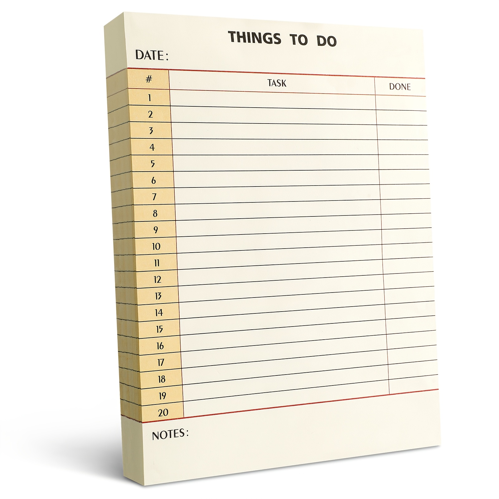 

300-sheet Daily Task Planner Notepad - 6" X 8" To-do List, Checklist & Memo Pad For Office And