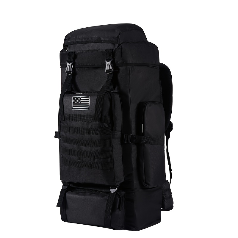 TEMU 1pc 70l Hiking Backpack Travel Bag, Backpack, Leisure Bag, Mountaineering Hiking Travel School Airport For Men