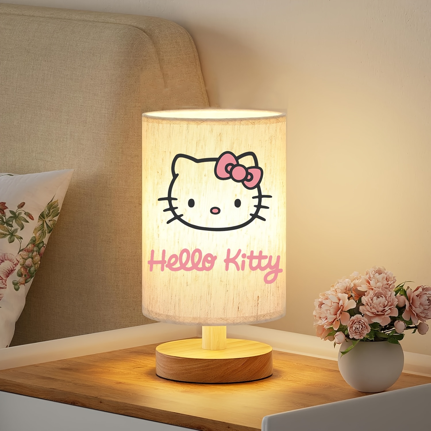 kitty night lamp sold on Temu United States