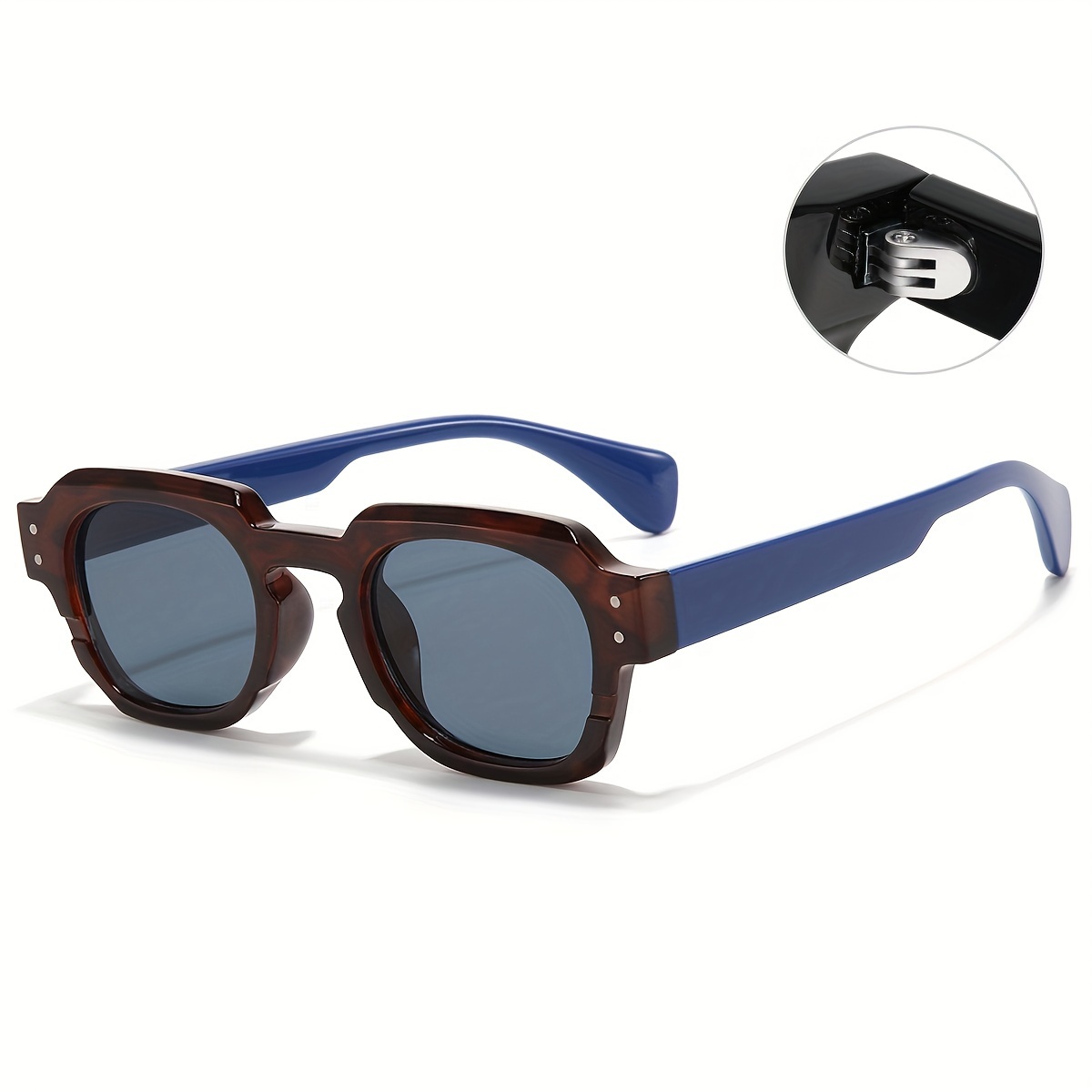 Retro Punk Hippie Cute Small Square Frame Sunglasses Men Women