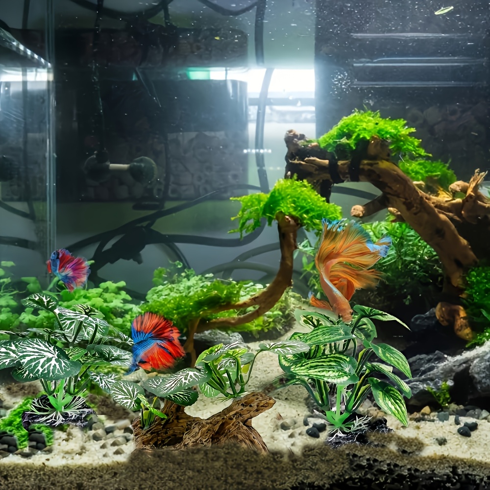 aquariumdekorationen knstliche blumen pflanzen - Temu Switzerland