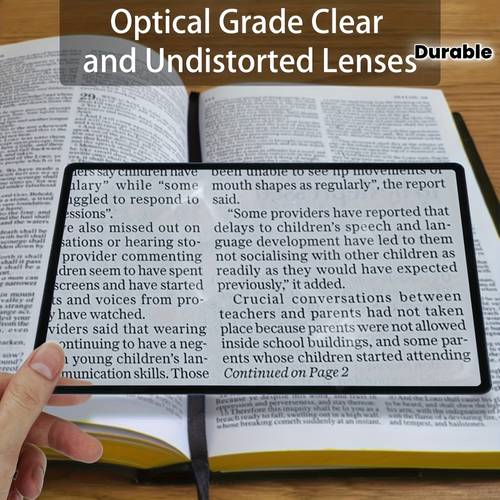 lupa de grado óptico con 3x, , , para lectura y educación