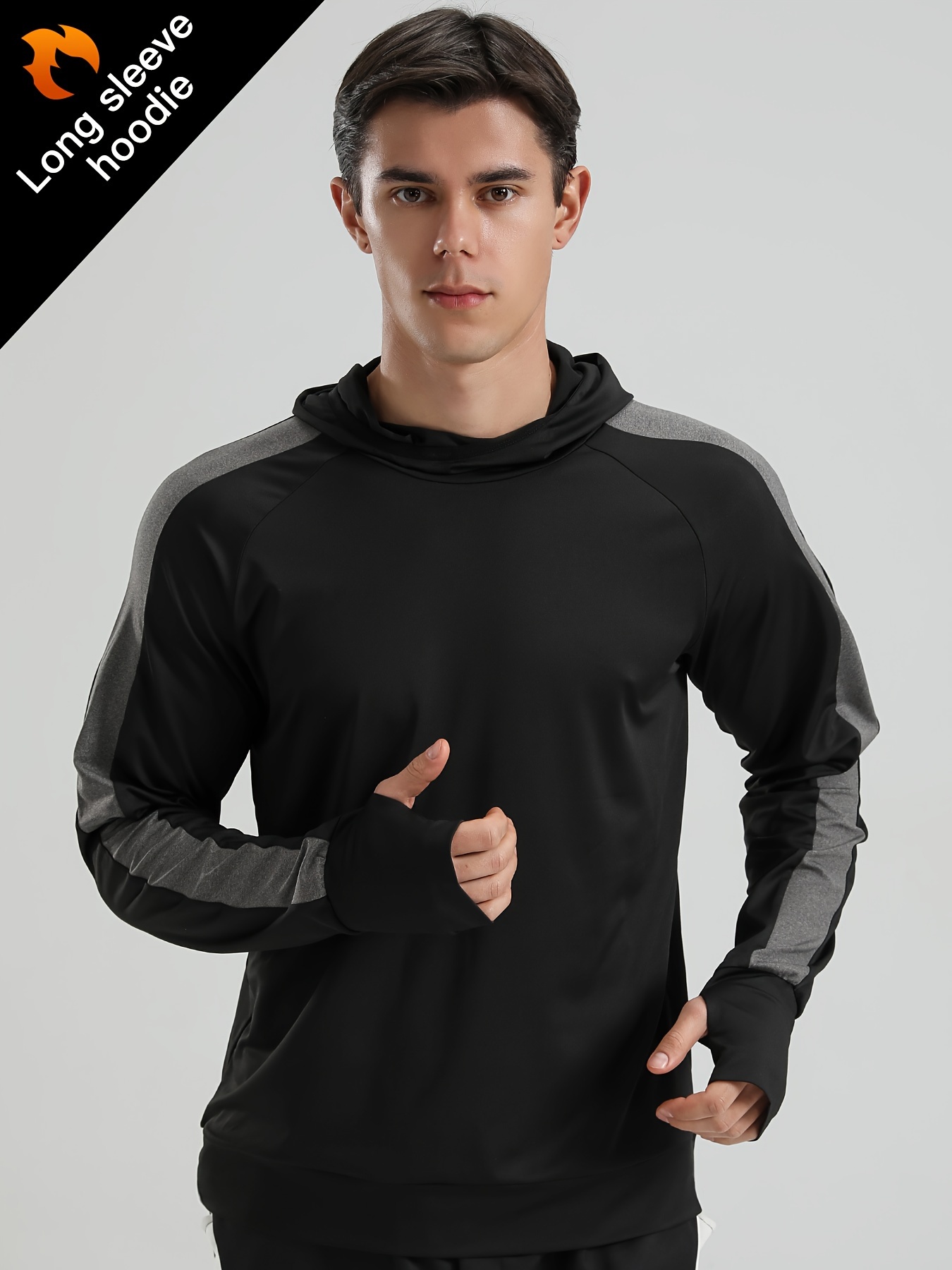 Men's Loose Color Matching T shirt Active Breathable High - Temu
