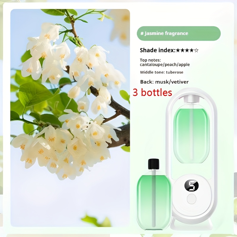 TEMU Compact And 120ml Aromatherapy Diffuser That Comes With Essential Oils, Featuring Led Lighting. Perfect For Use , Bedroom, Or Bathroom