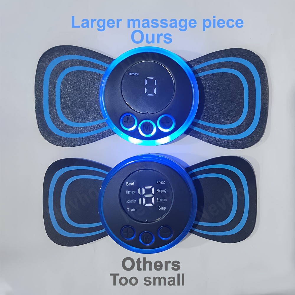 Mini Massage Patch, Mini Massager, Neck Mass Mat, Electric Shoulder Massager, Mini Neck Massager, Full Body Massage Patch, Portable Mini Massager, Pocket Massager, Multi-Functional Massage