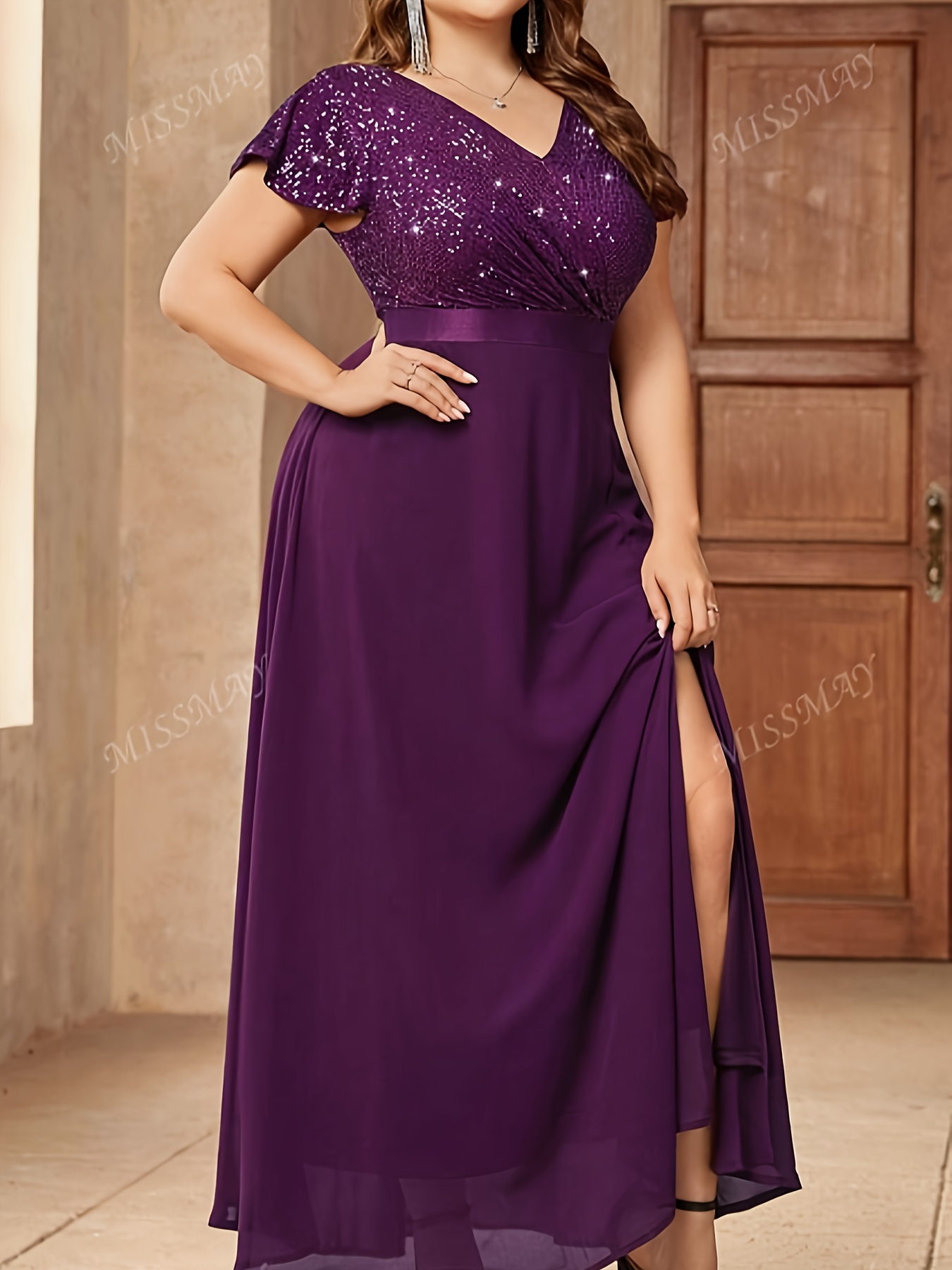 prom dresses pleated Strapless V-Neck Bow Satin Pleated Slit Red Long Prom Dress PSK675 US0 / Custom Color main image 0