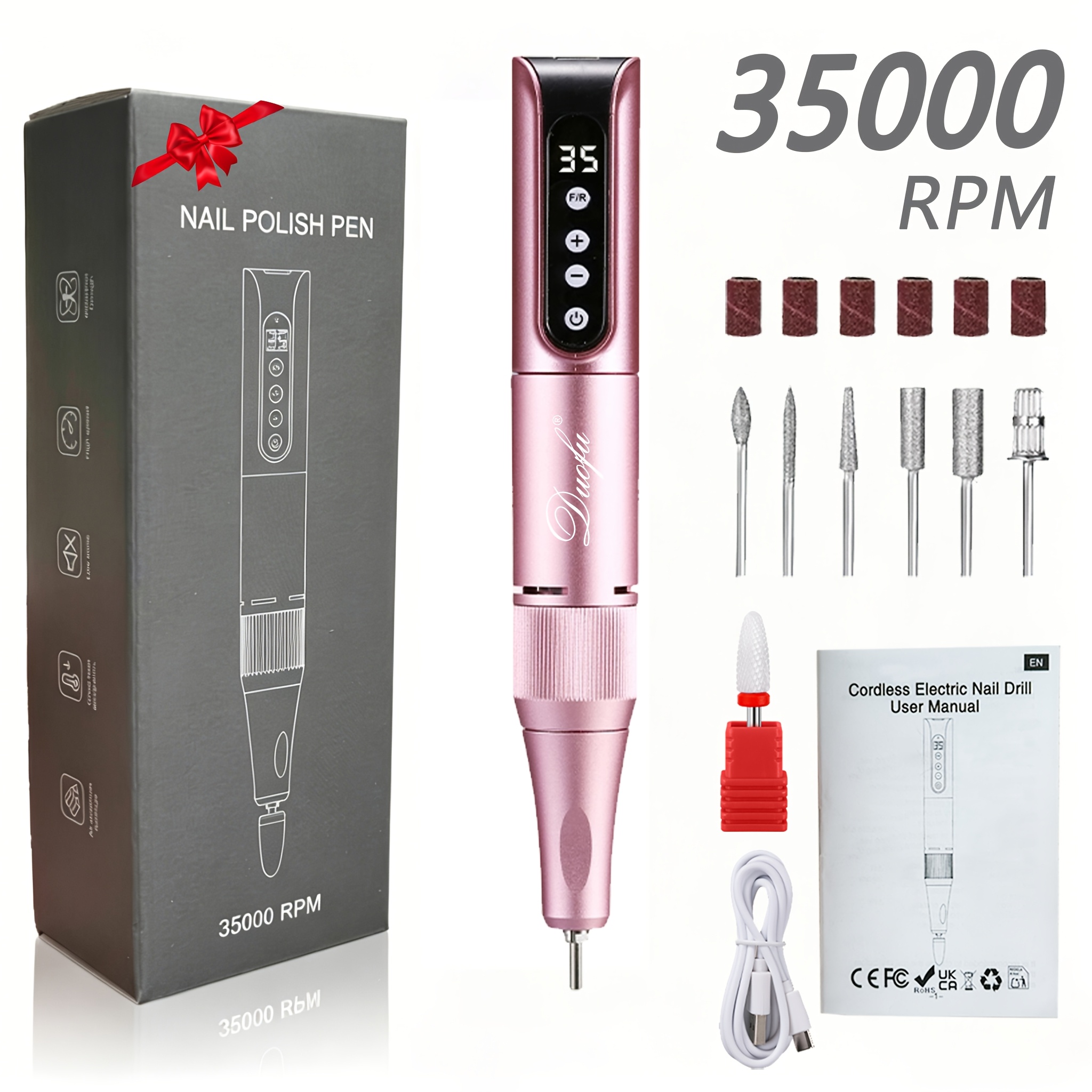 Professional Cordless Electric Nail Drill Machine