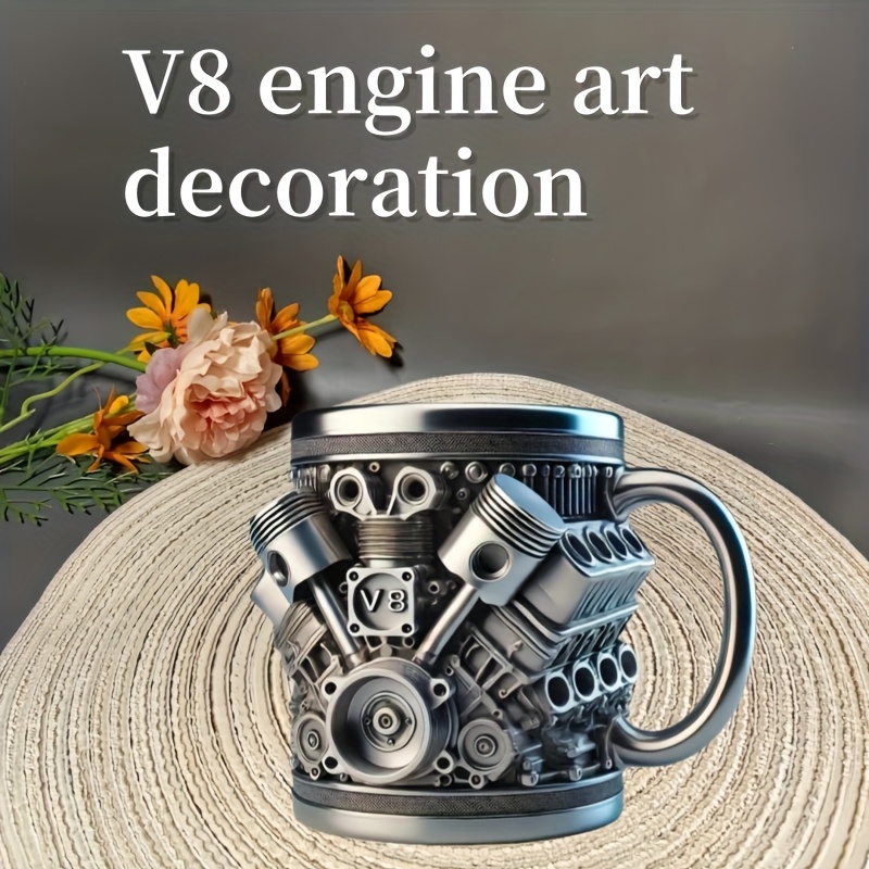 resin desktop art decor vintage collectible with detailed mechanical design   office or study ideal for room decor details 2