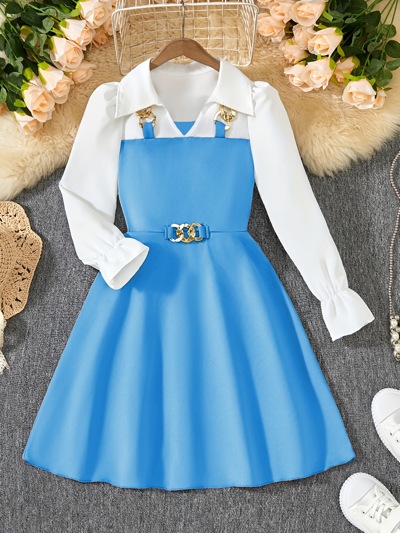 Girl Formal School Outfits Girls Shirts Girls Jacket Long Sleeve