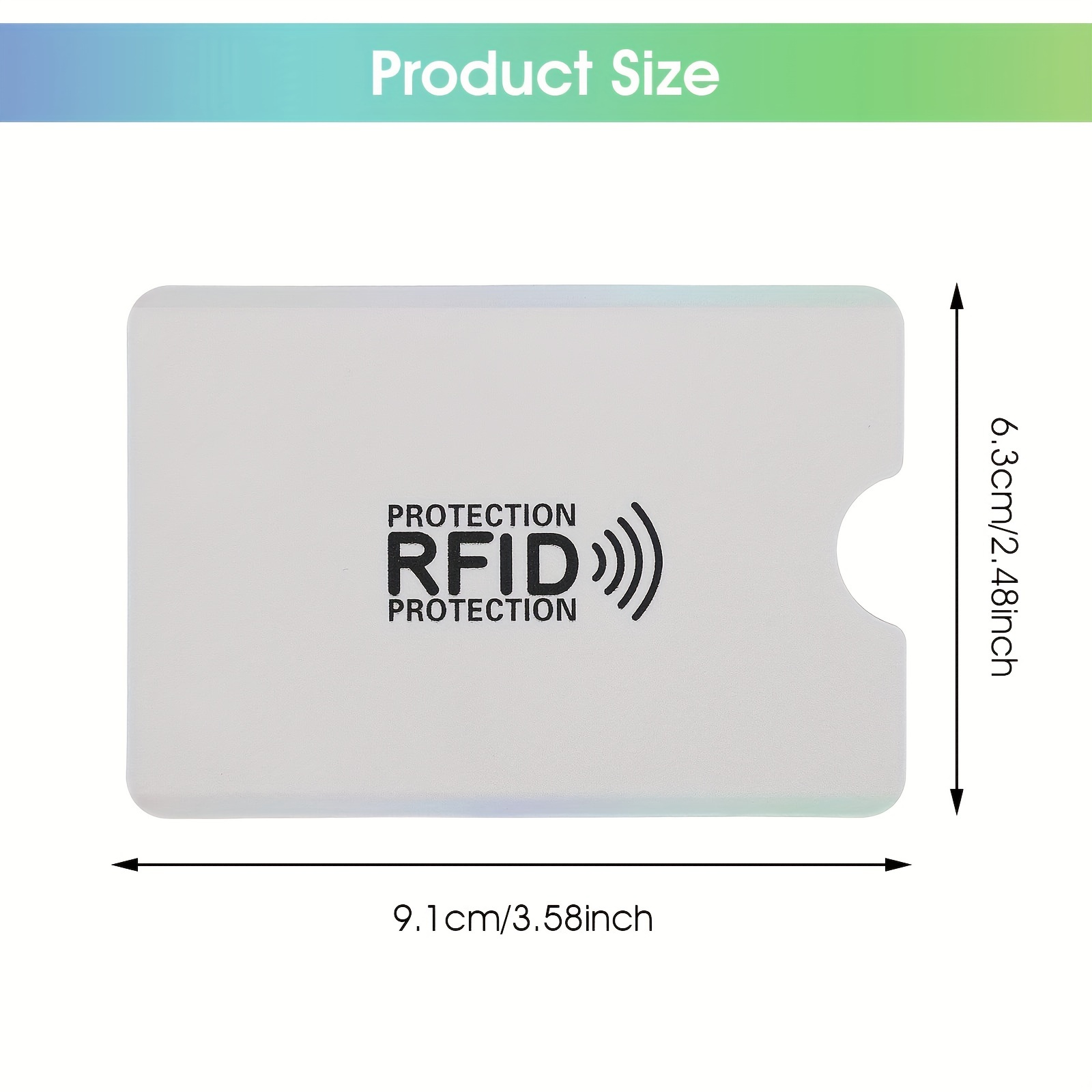 RFID Anti-Demagnetization ID Card And Bank Card Holder, Anti-Scanning And Anti-Slip Aluminum Foil Card Holder, NFC Shielding Card Holder, Desk & Drawer Organizer for Home Storage