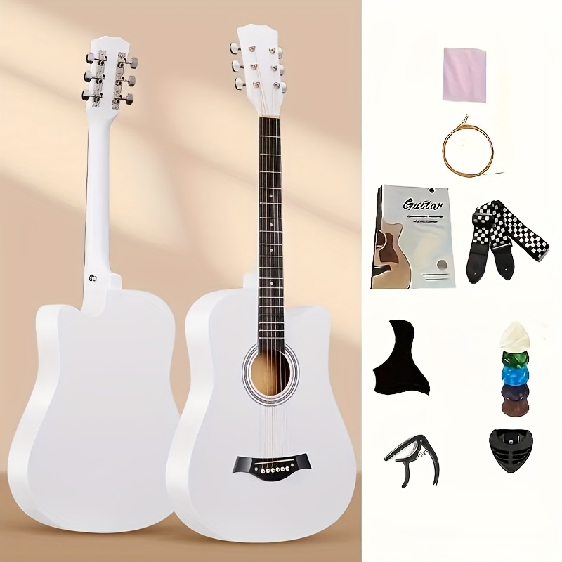38 Inch Matte Acoustic Guitar - Suitable For Beginners And Adults,... product image 11