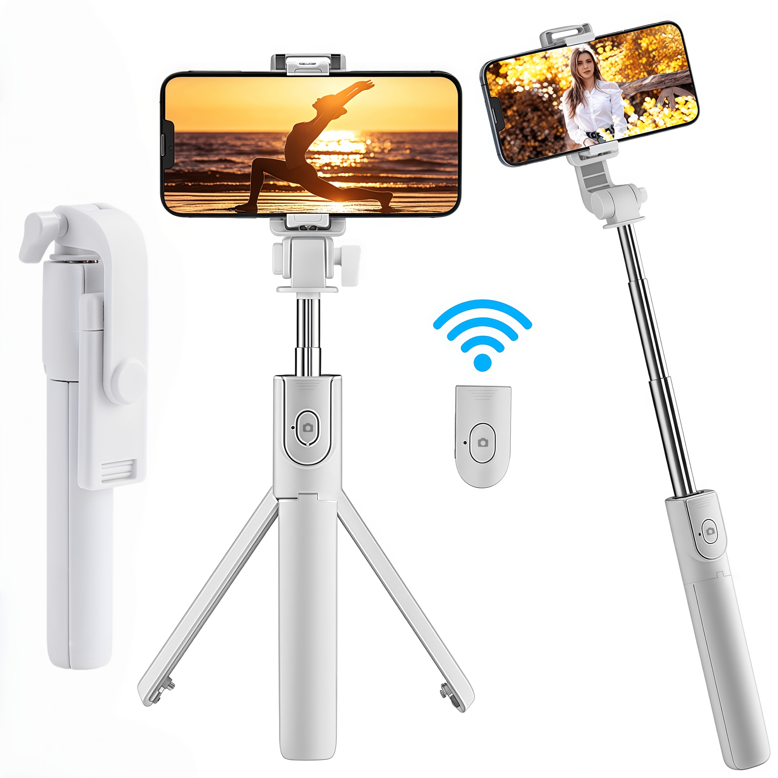 Pau de Selfie de 27 polegadas com Tripé 7