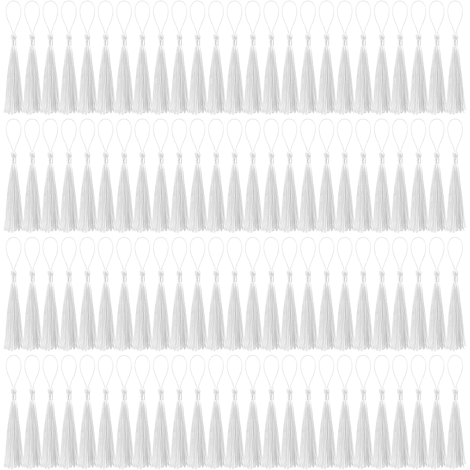TEMU Lot de 120 pour marque-pages, doux et avec boucles, 20 couleurs pour marque-pages, loisirs créatifs et fabrication de porte-clés, ensemble de