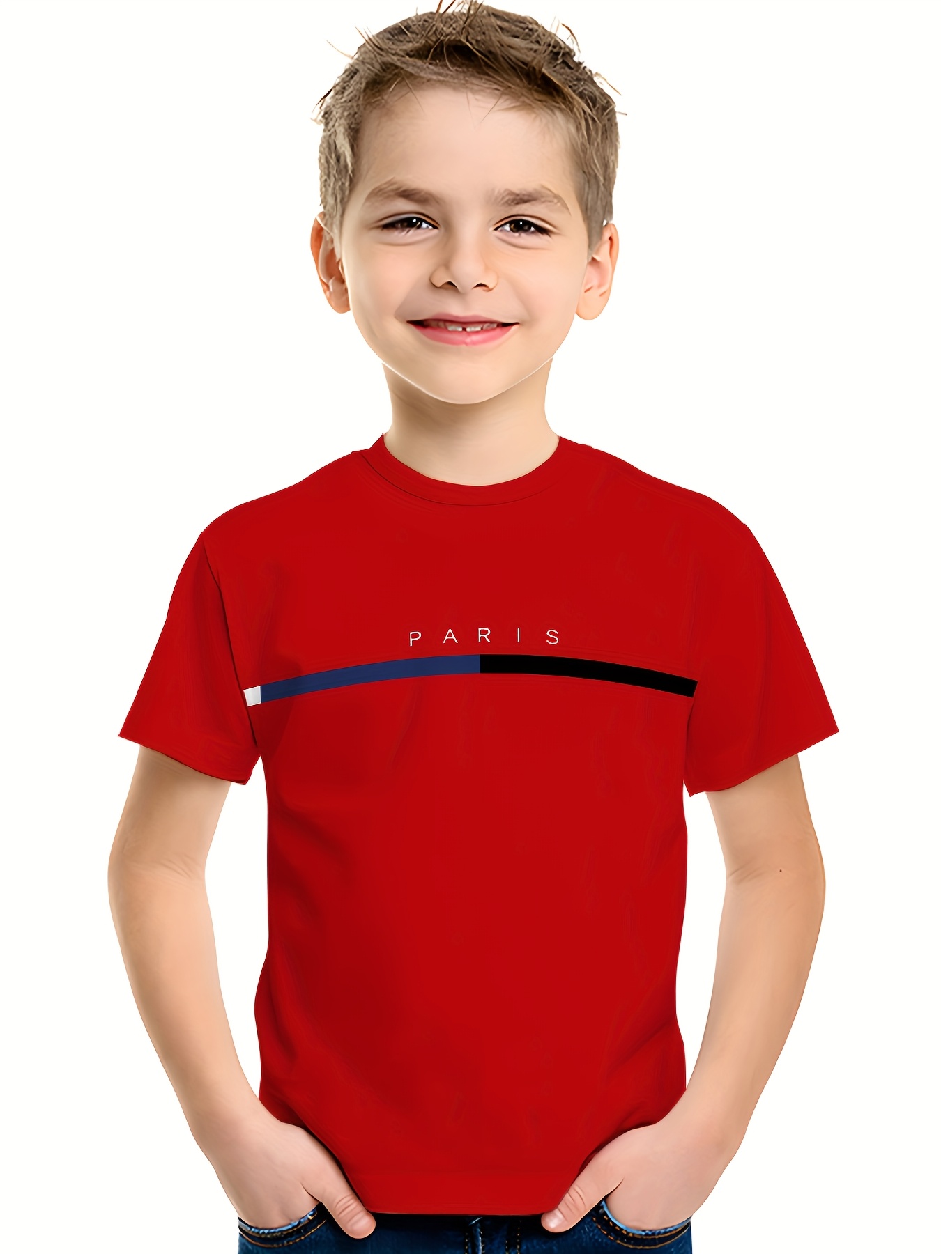 juego 5 camisetas modernas niño ( ) kids' - Temu Dominican Republic, image size:800x1067