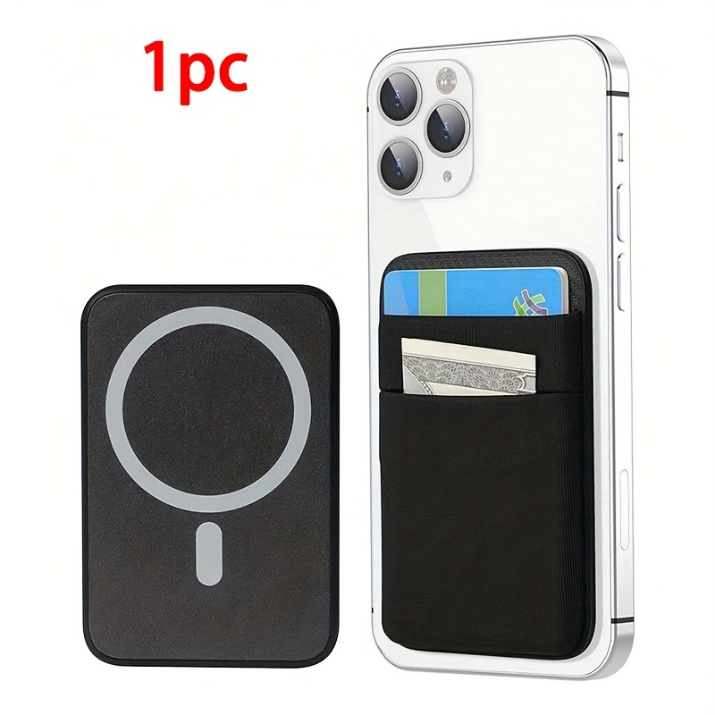 Slim Wallet For Bank Cards That Holds Magnetic Cards And Is Compatible With Magsafe, Made From Elastic Lycra