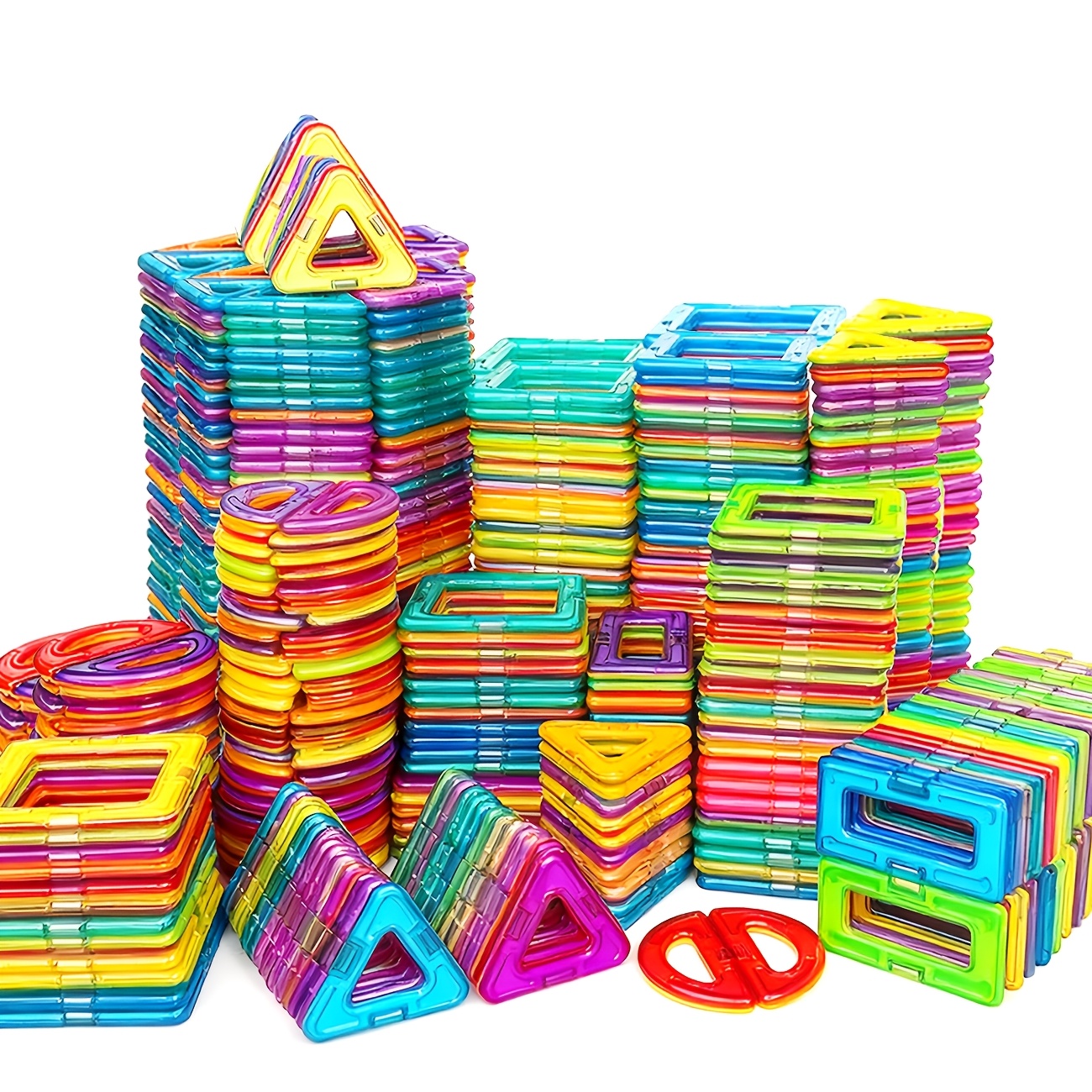 48/98pcs Magnetic Building Blocks, Large Size STEM Toy Set