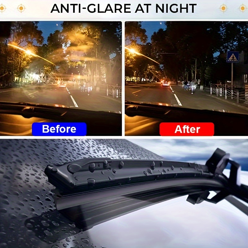 jiang   car glass cleaner removes heavy spots polishes degreases rainproof anti fog agent for auto maintenance details 7