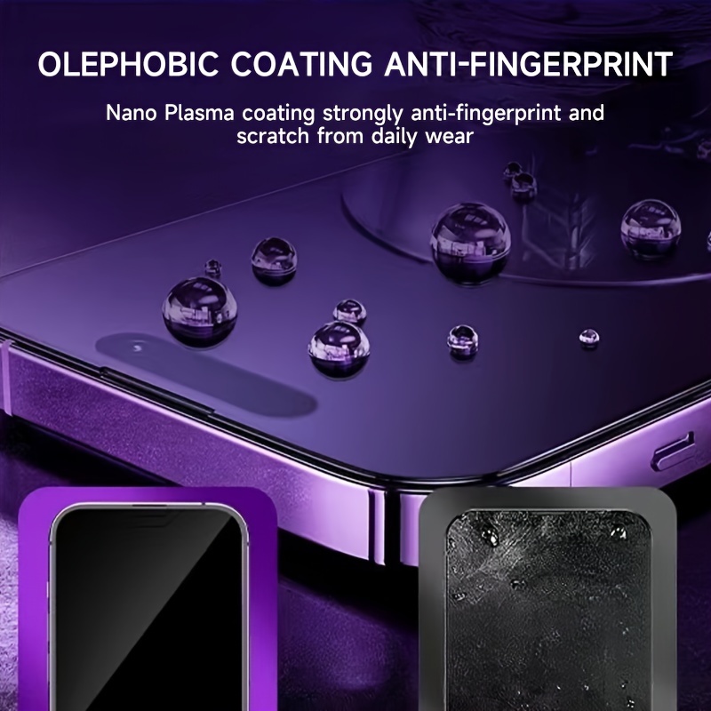 5Pack 9H Tempered Glass Screen Protector for Apple iPhone 16 15 14 13 12 11 Series Pro Max Plus XR XS Max, HD Clear, Bubble Free, Easy Installation, Privacy Screen