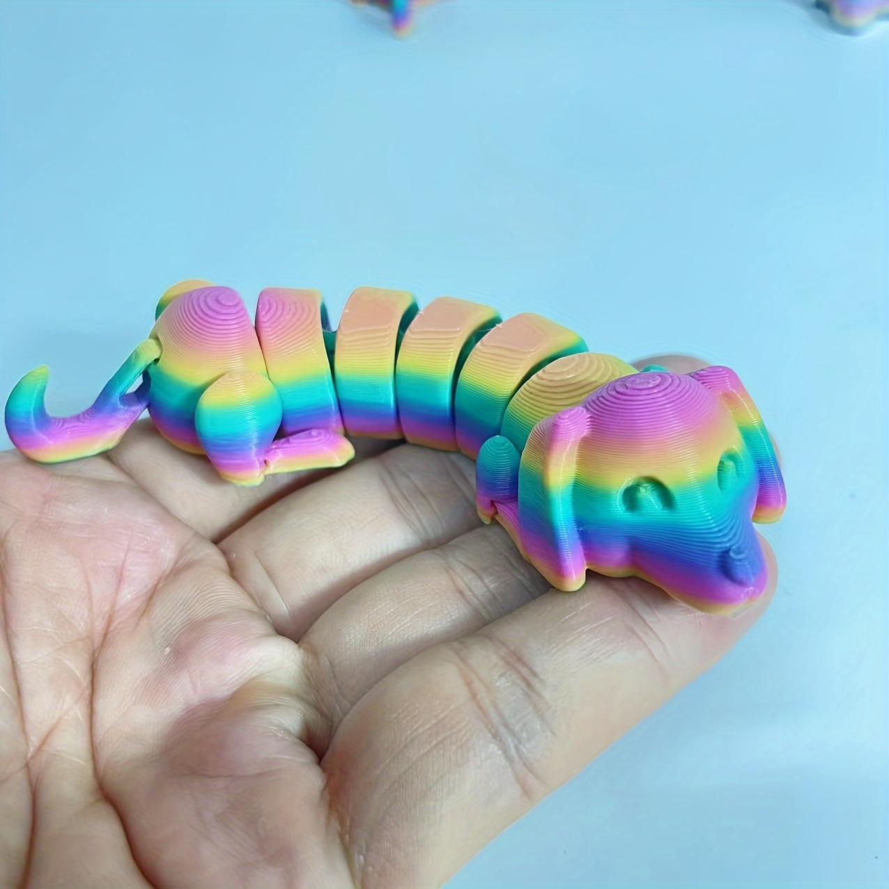 

1pcs 3d Printed Dog - Articulating Plastic Figurine For Seasonal Decor, For Christmas, , & Universal - & Car Decoration