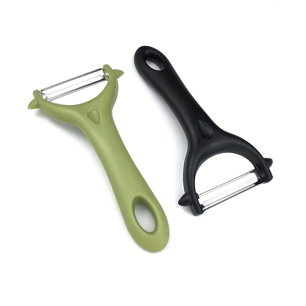 TEMU 2pcs Stainless Steel Peeling Knife, Peeling Knife, Kitchen Peeler, Potato Peeler, Household Peeler