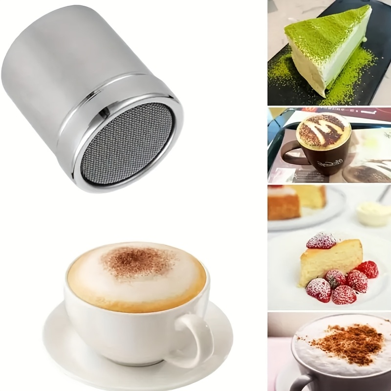 Stainless Steel Fine Mesh Powder Sugar Shaker Duster