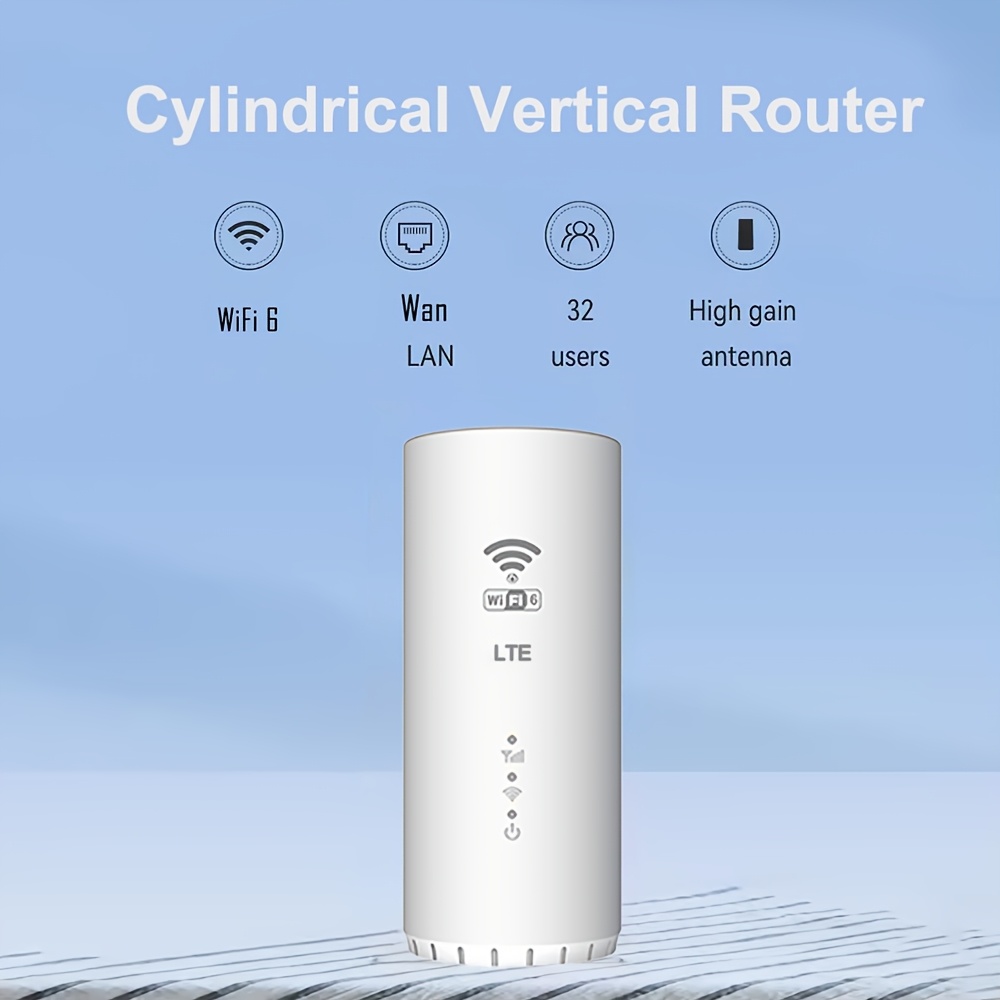 5G Cylindrical Card Insertion Router CPE Wireless Router Is Portable And Convenient for Daily Travel. It Supports 10 Frequency Bands (B1/B3/B5/B7/B8/B20/B38/B39/B40/B41) for Stable Connection
