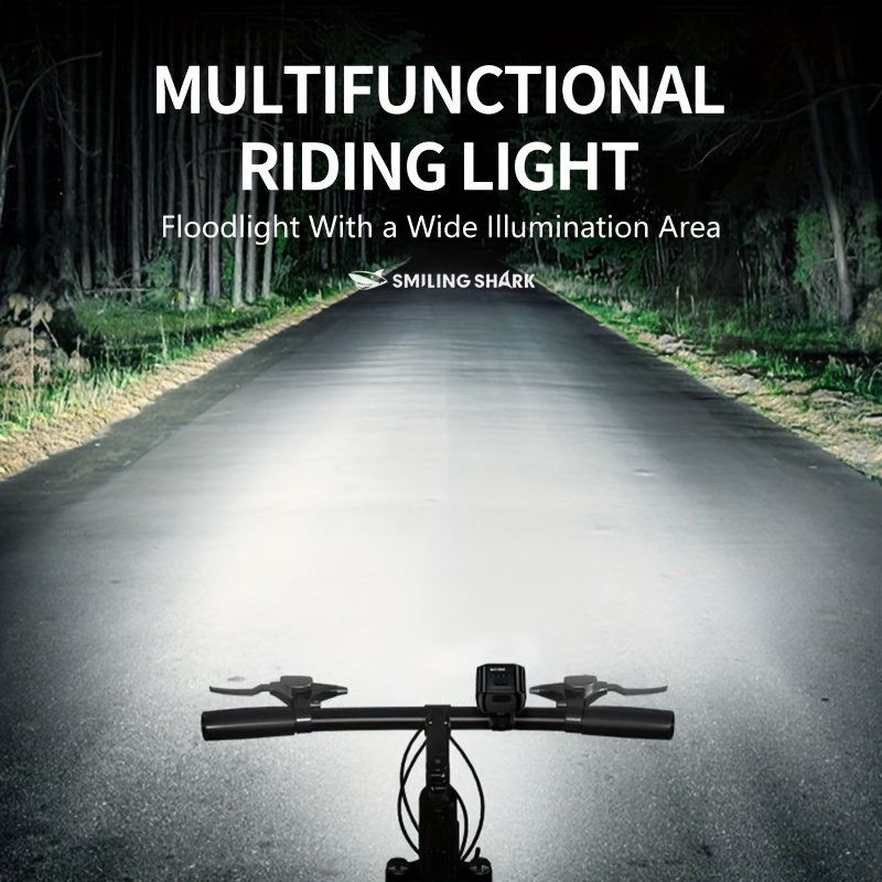 1pc   highlight rechargeable flashlight   led bike   portable bicycle front vehicle lamp for outdoor night cycling