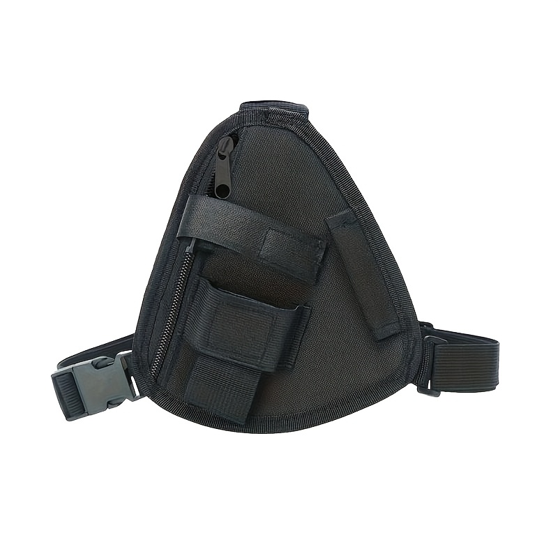 TEMU Radio Storage Bag, Portable Triangle Chest Bag With Adjustable Shoulder Strap, Walkie Talkie Carrier For Easy Organization, Radio Chest Harness