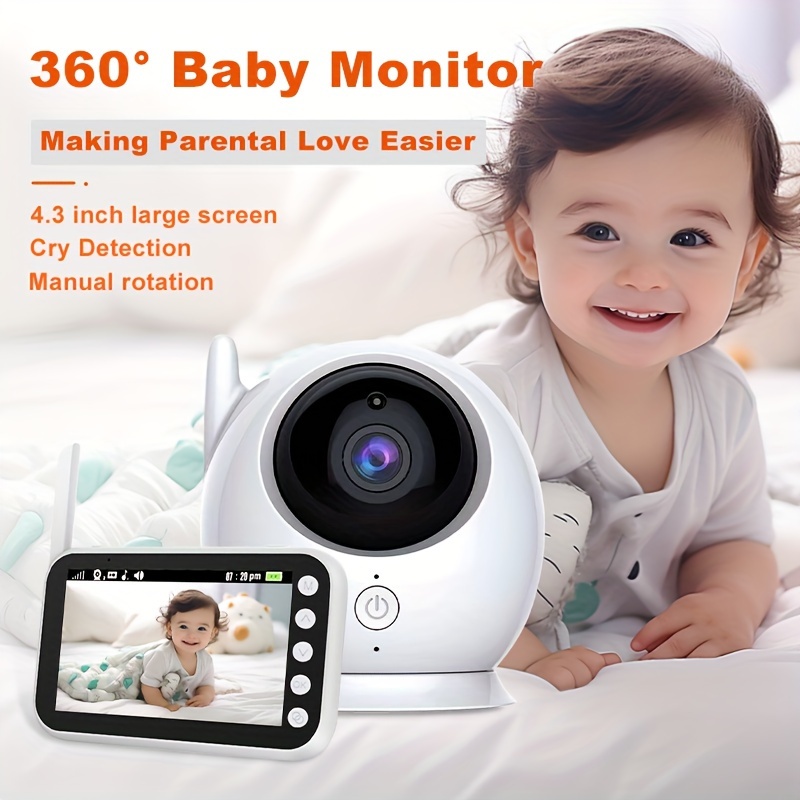 Smart Youngsters Monitor Camera with Infrared Night Vision & Two-Way Audio - USB Powered, Rechargeable Battery, 720P HD Indoor Security for Home Safety details 7