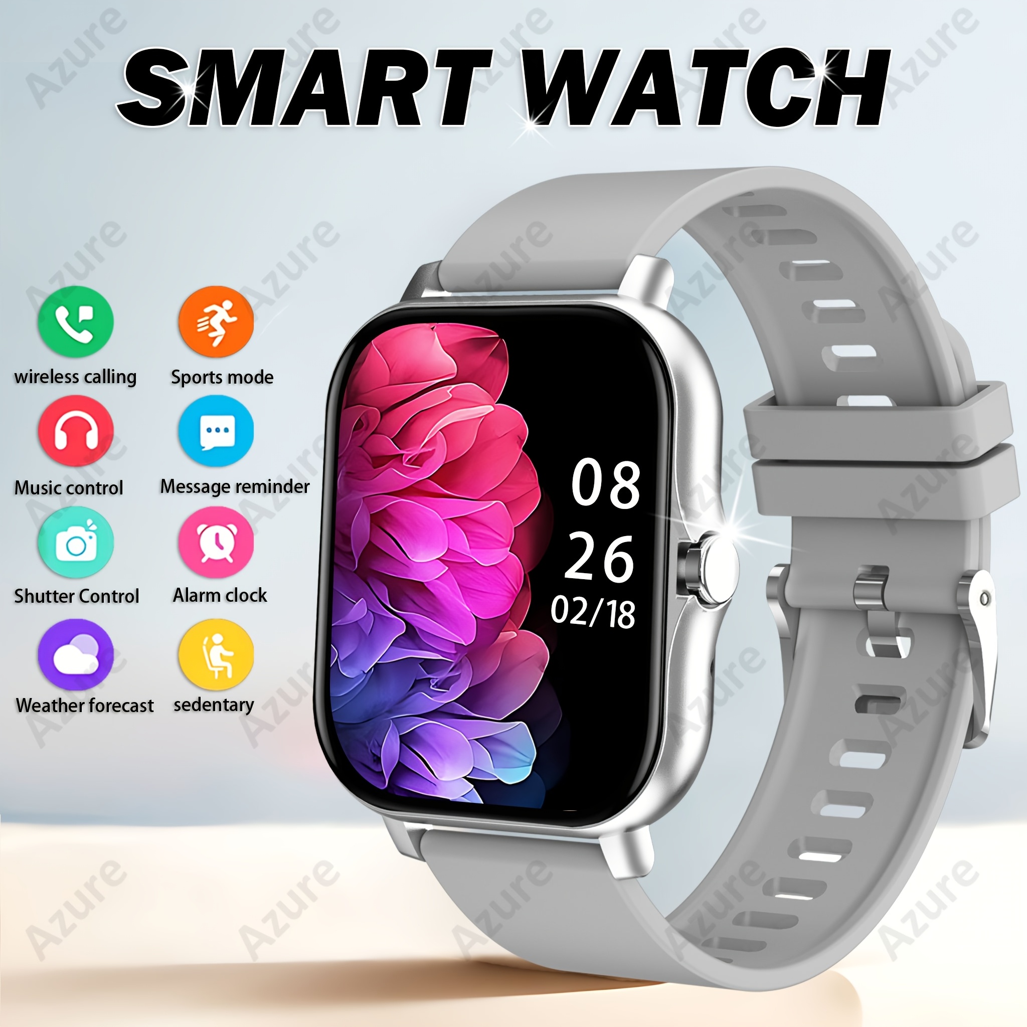 25 New Fashion Smart Watches, HD Display Unisex with Wireless Call Alerts & Music Playback for All Sports Modes - Ideal Gift Suitable for Android and iPhone, Ultra Smart Watch, Small Smart Watch, Ultra Thin Smart Watch