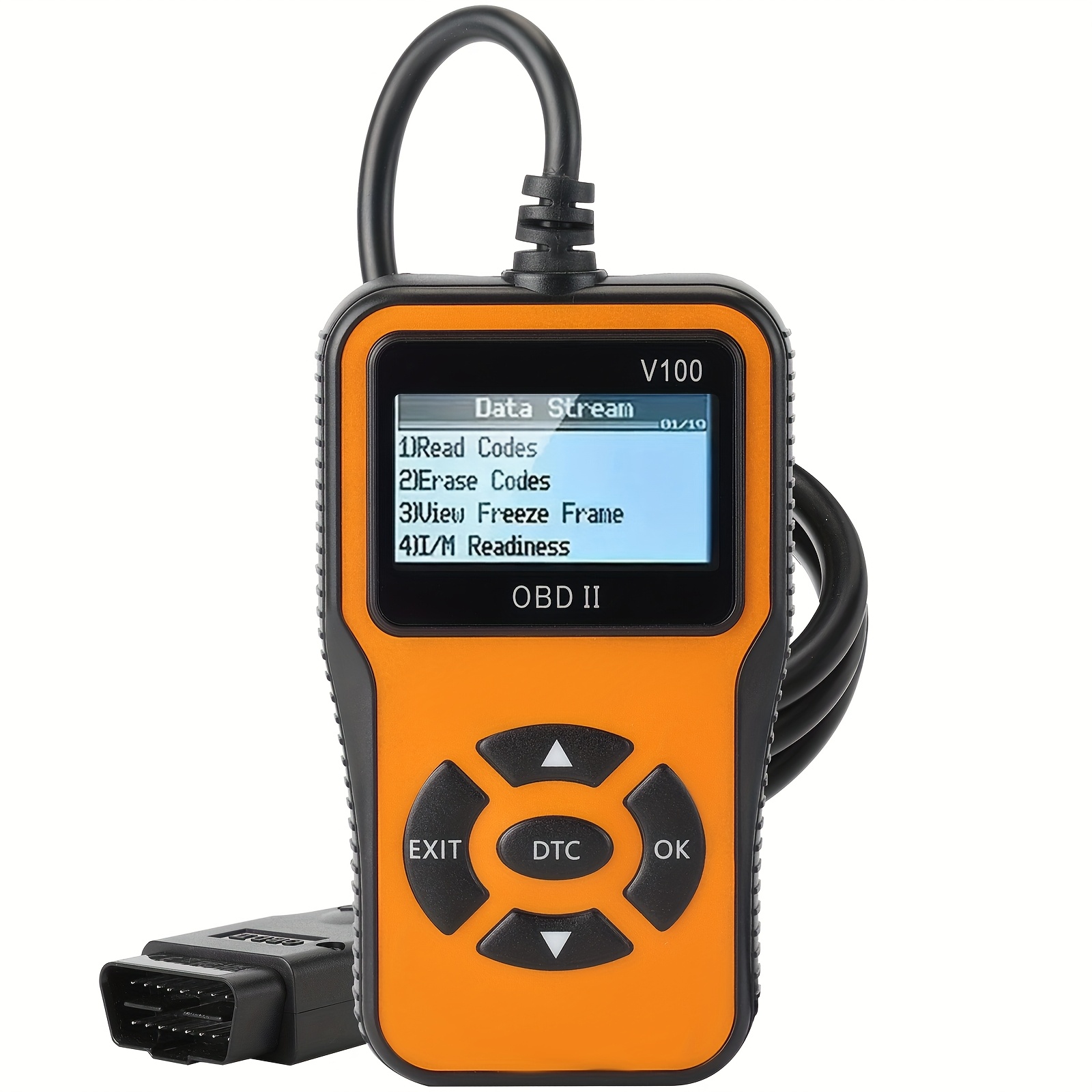 TEMU Scanner de voiture alimenté par USB - Lecteur de codes d'erreur moteur et outil de diagnostic - Compatible avec tous les véhicules depuis 1996,