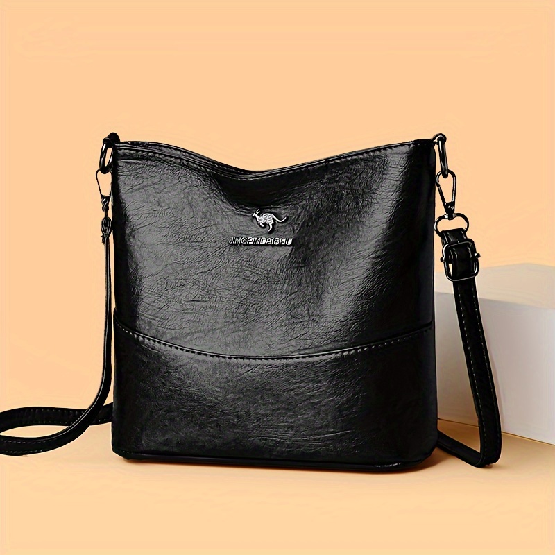 Spacious Chic Crossbody Bag For Women - Soft Shoulder Purse With Adjustable Strap, Zip Closure, Multiple Pockets, Stylish Design - In Blue, Burgundy, Black Colors