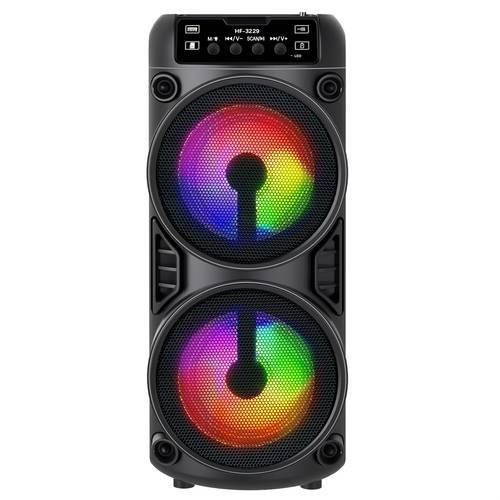portable speaker rgb colorful dual speaker stereo surround large battery ultra long back to family karaoke outdoor for parties