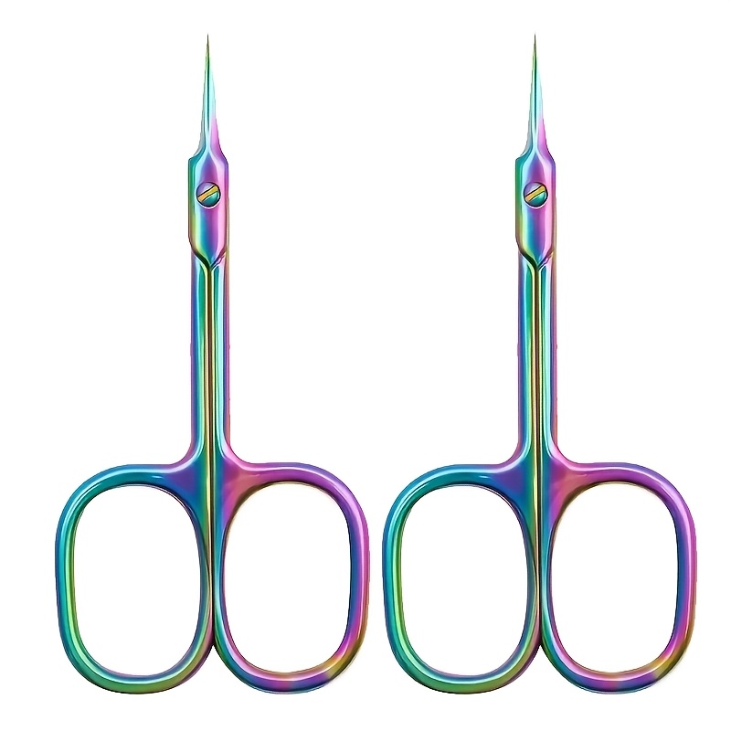 TEMU Set Of 2 Nail Clippers For Manicure And Pedicure, With Curved Design For Home Use, Made Of Stainless Steel, The Curved Pointed Nail Clippers Are
