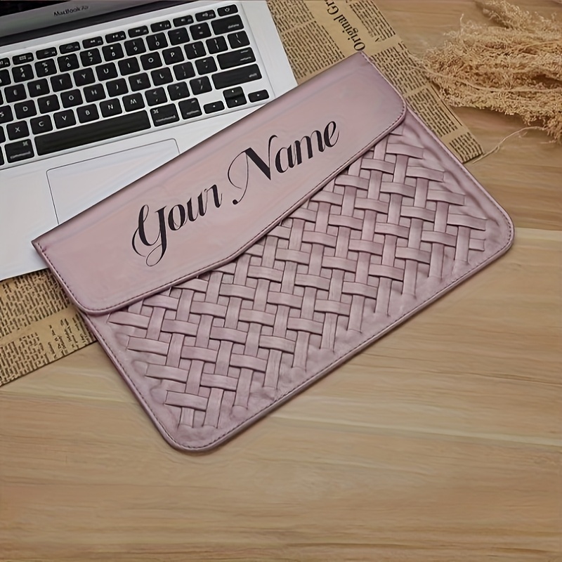 Customizable Woven Notebook Bag in Multiple Colors