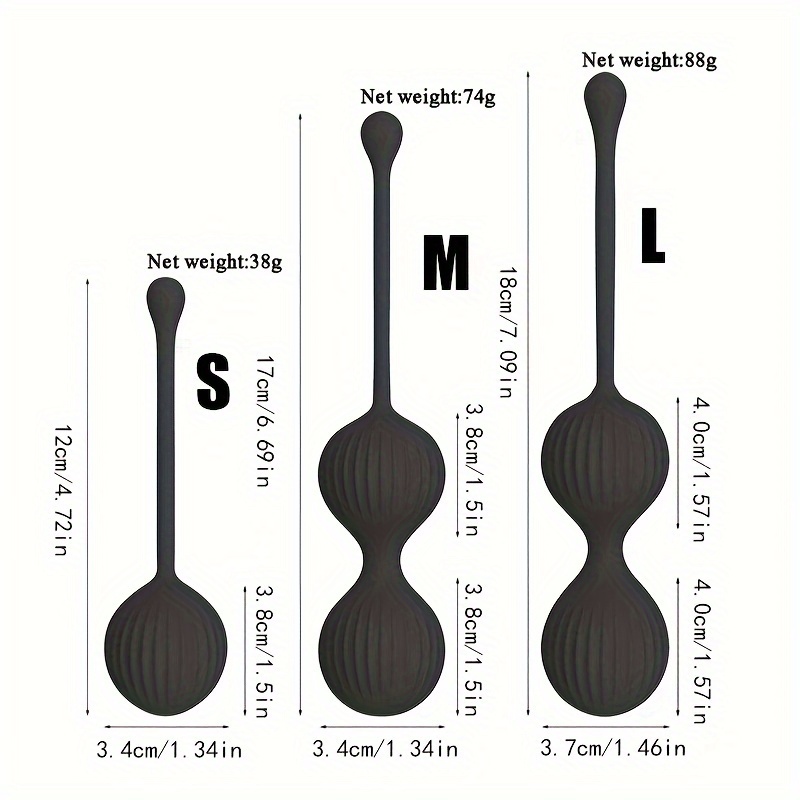 Boules De Geisha Ben Wa En Silicone 40mm - Noir - Neuf Sans Phtalate - Marque Wolnash