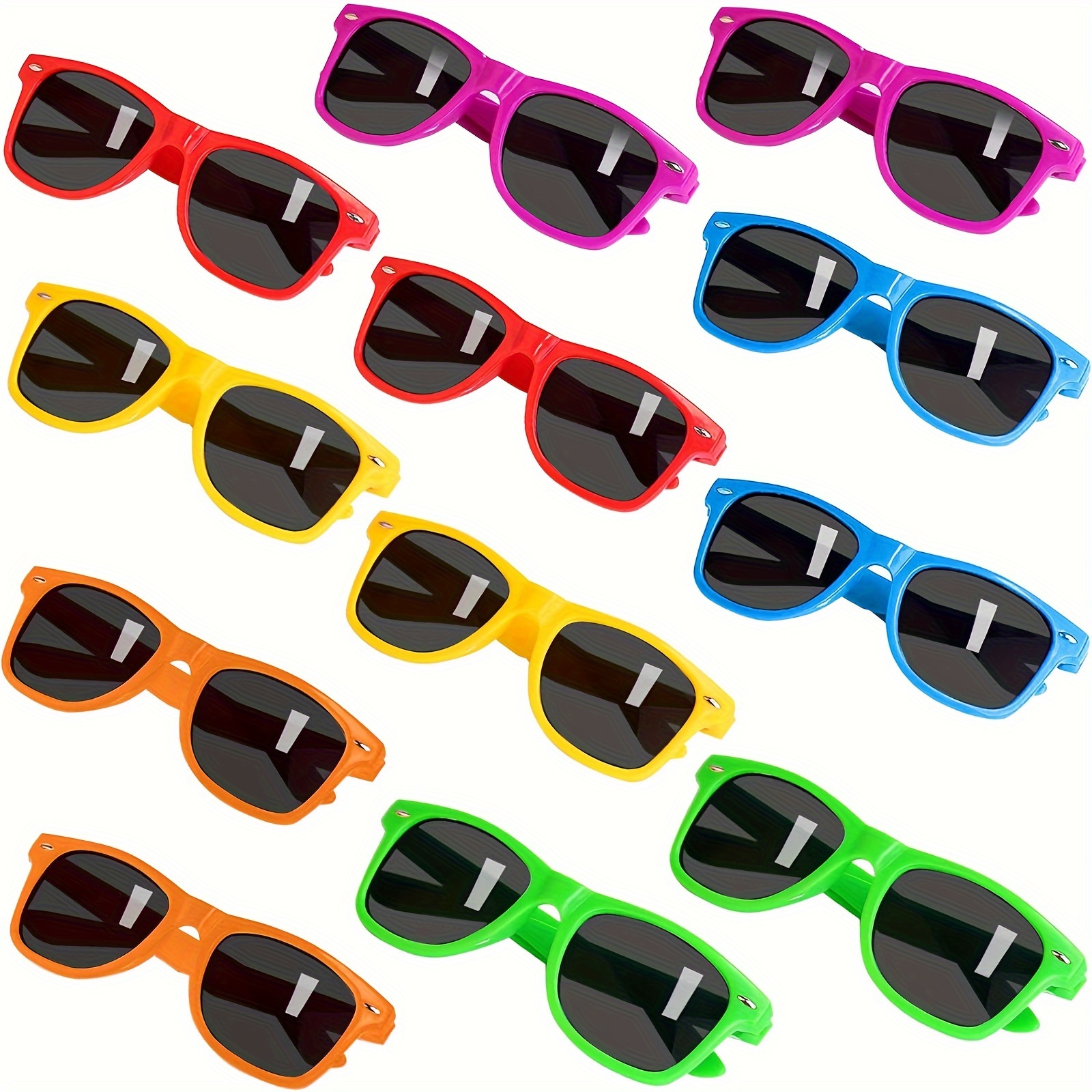 

Party Sunglasses For Kids With Uv400 Protection Eyewear Neon Sunglasses For Boys, Girls - Great Gift For Party Favors, Birthday Party And Outdoor Activity