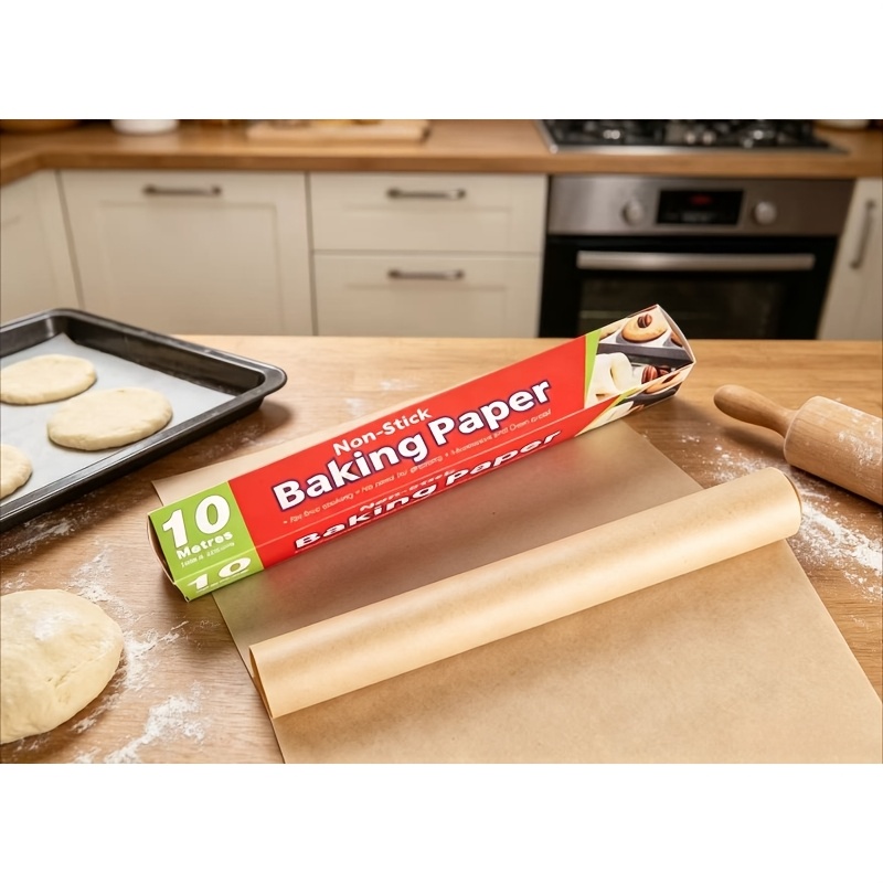 TEMU 900Cm+100Cm de Long - Un Grand Rouleau de Papier sulfurisé de Qualité Supérieure pour , Imperméable, Absorbant l'Huile, Facile à Nettoyer - à la