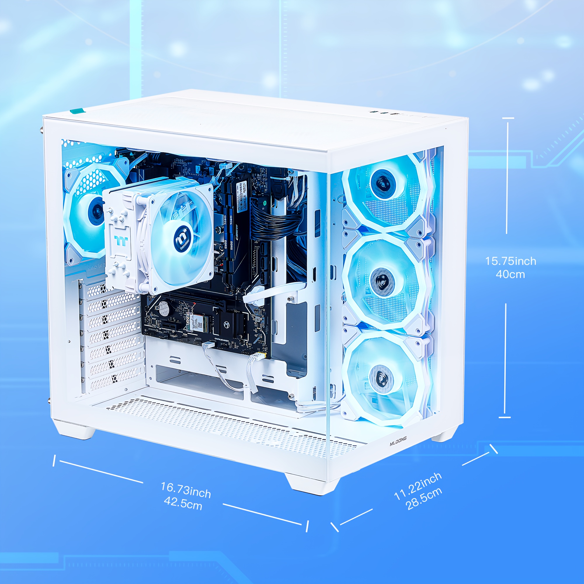 Gaming & Kantoor Desktop PC met AMD Ryzen 7 5700G