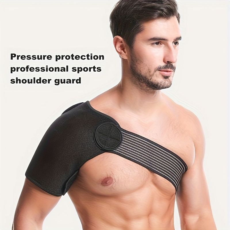Kuangmi Double Shoulder Support Brace Strap Wrap Neoprene Protector Size XL