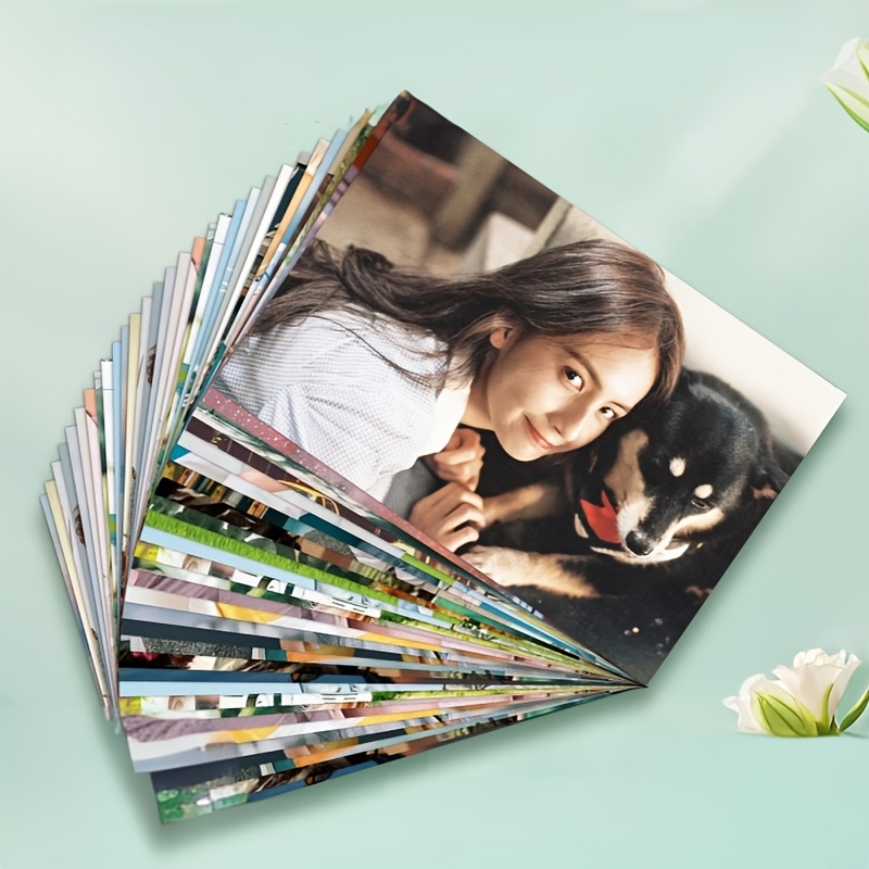 TEMU 2d Flat, 15 Sheets, 3/4/5/6/7-inch Custom Photo Printing, Mobile Photo Printing, Baby's /first Birthday , Couple's Anniversary Gift, Wedding