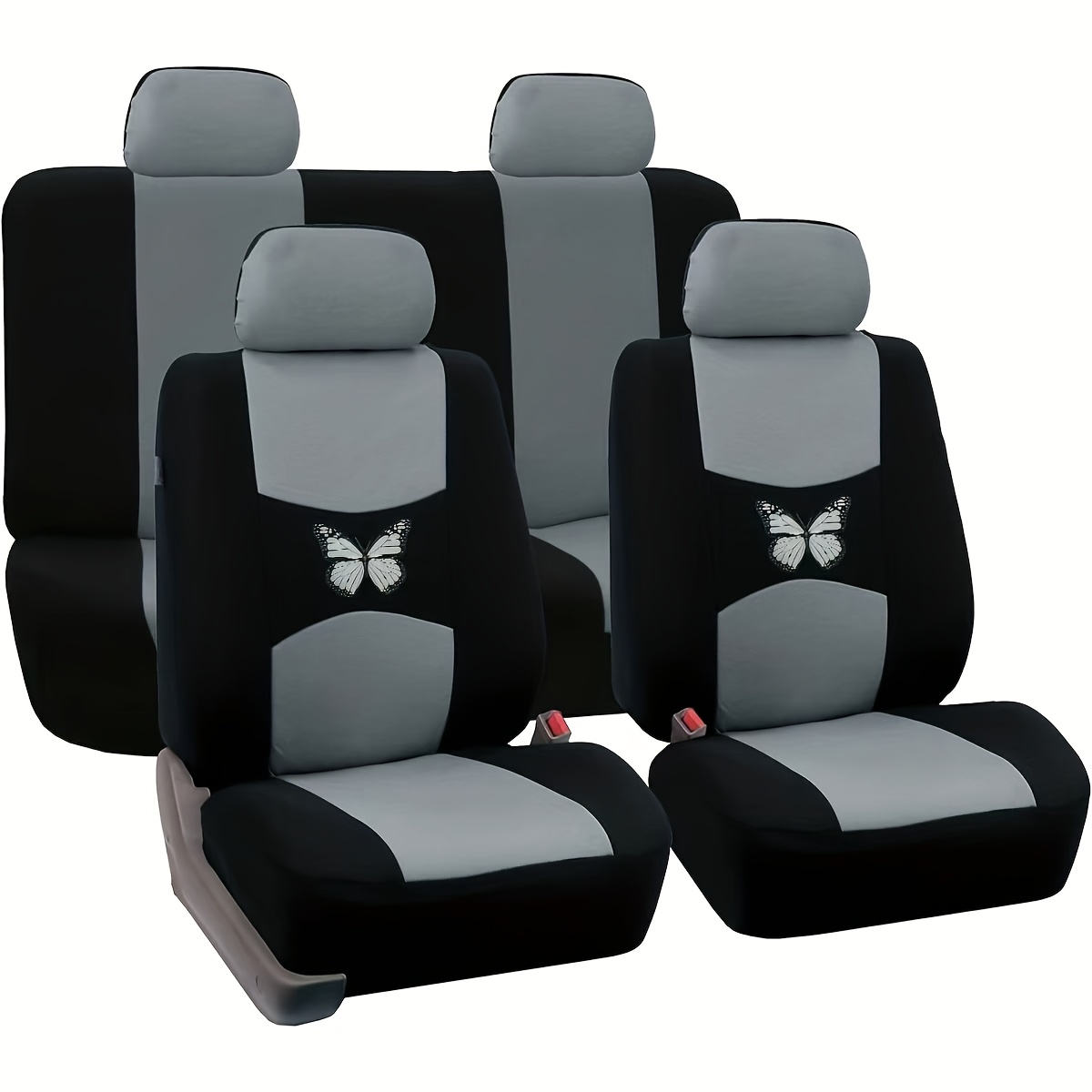 TEMU Car Seat Covers, Soft And Breathable, Suitable For 5-seater, Universal Fit, Design, , Enhancing Car